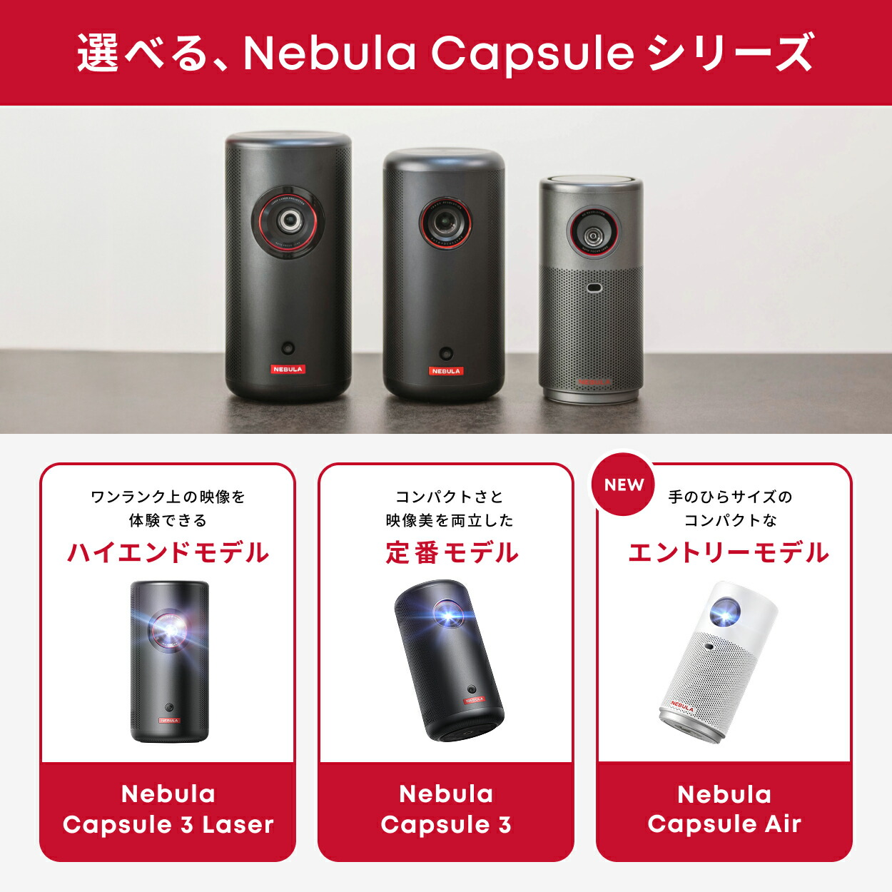 楽天市場】Anker Nebula Capsule Air (世界最小 Google TV搭載モバイル