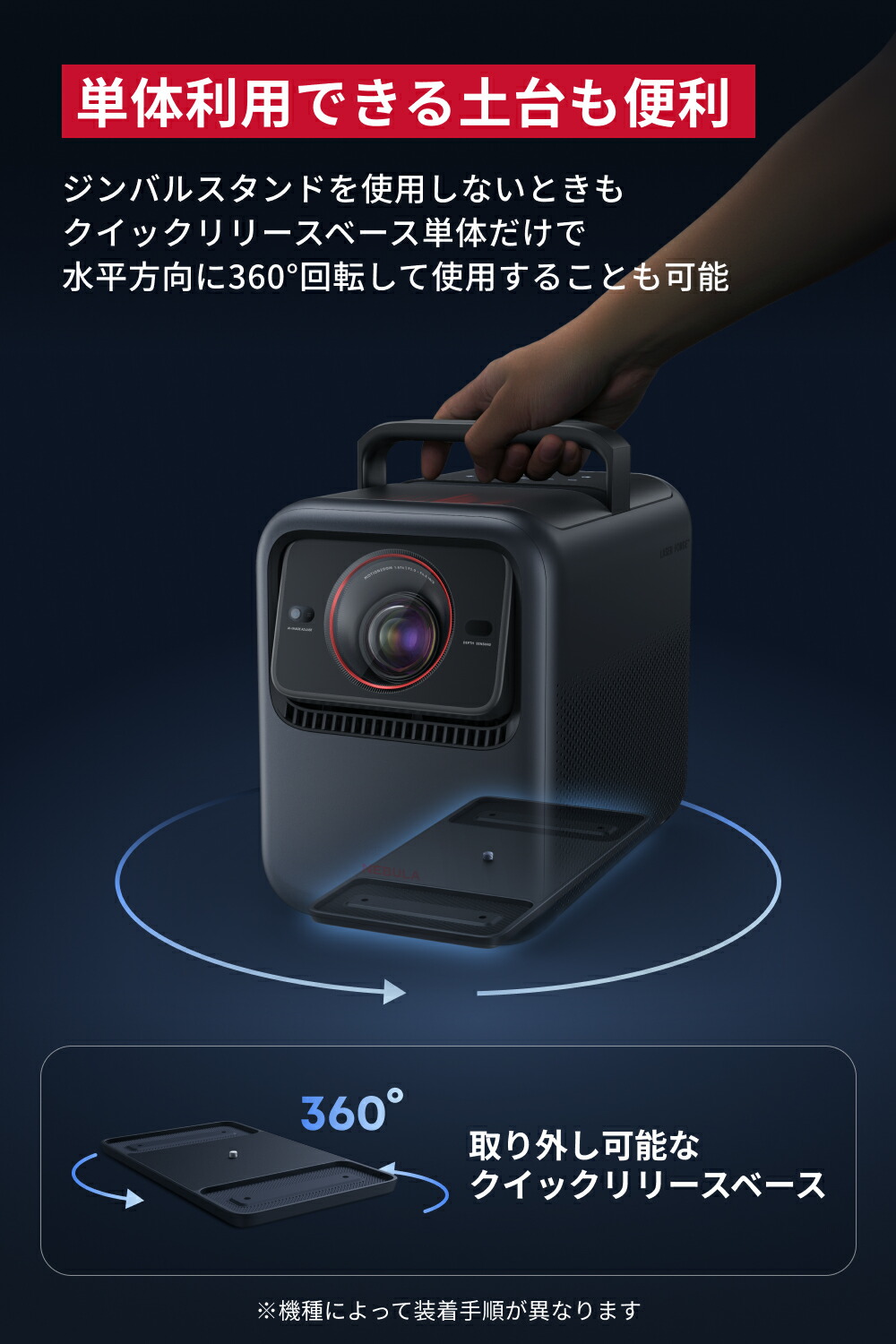 楽天市場】Anker Nebula 公式プロジェクタージンバルスタンド (X1