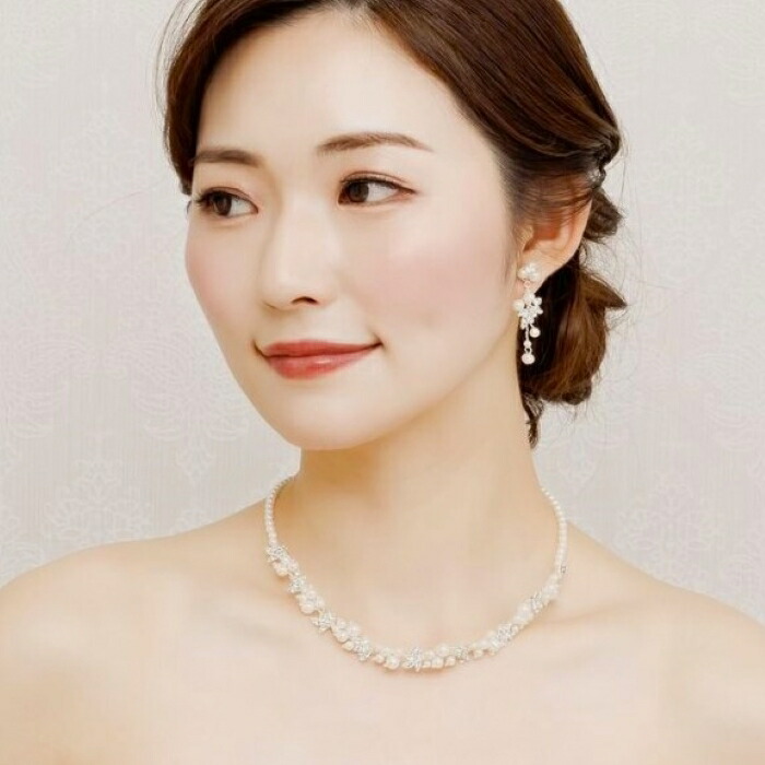 楽天市場】【ブライダル ネックレスセット】ブライダル パール パール