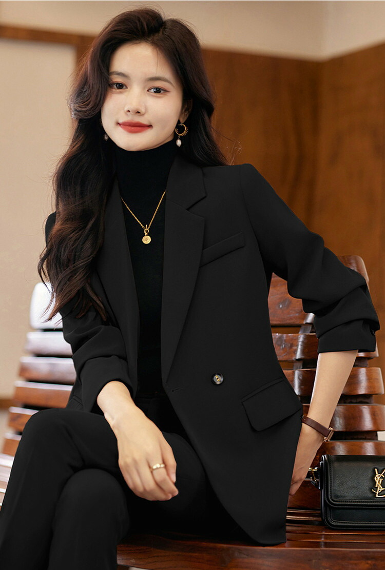 楽天市場】黒 パンツスーツ スーツ レディース セットアップスーツ