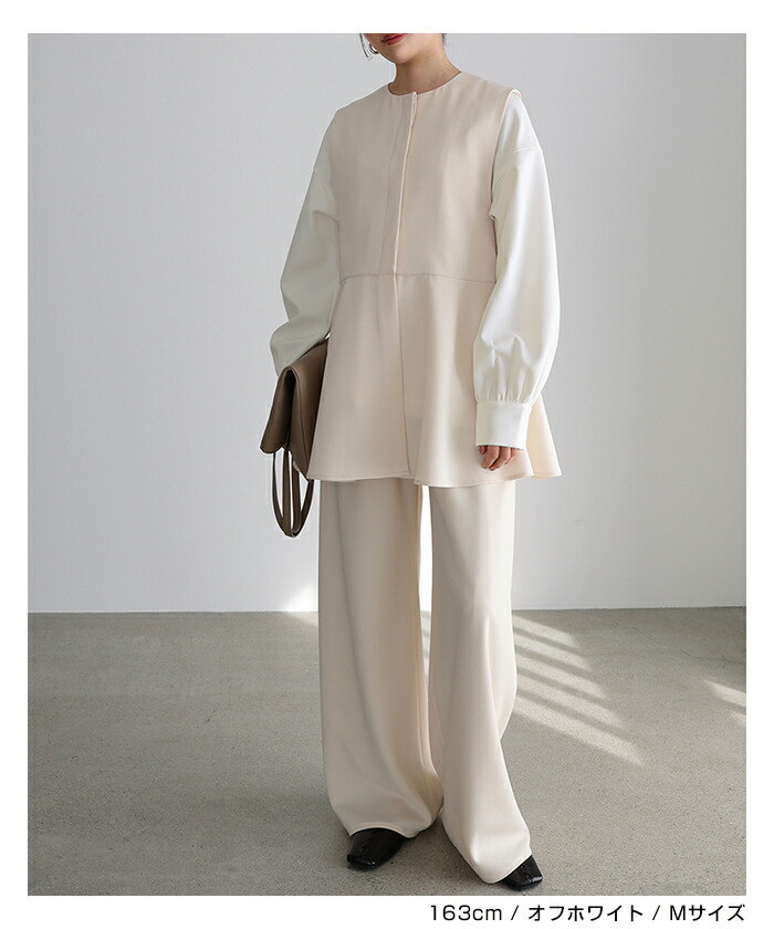 楽天市場】evernavy エバーネイビー ダブルクロス ブラウス レディース