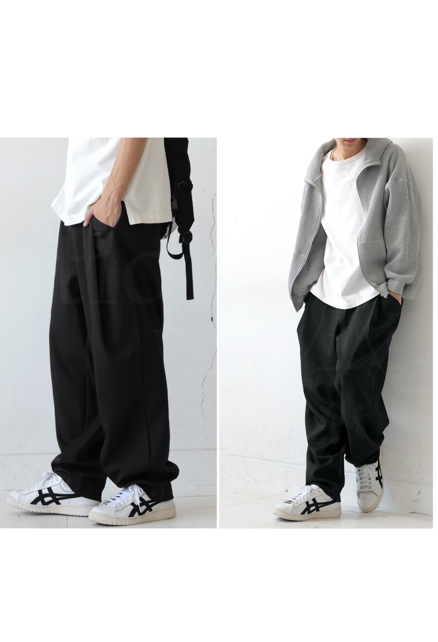 楽天市場】タックデザインパンツ メンズ ボトムス ロング 送料無料