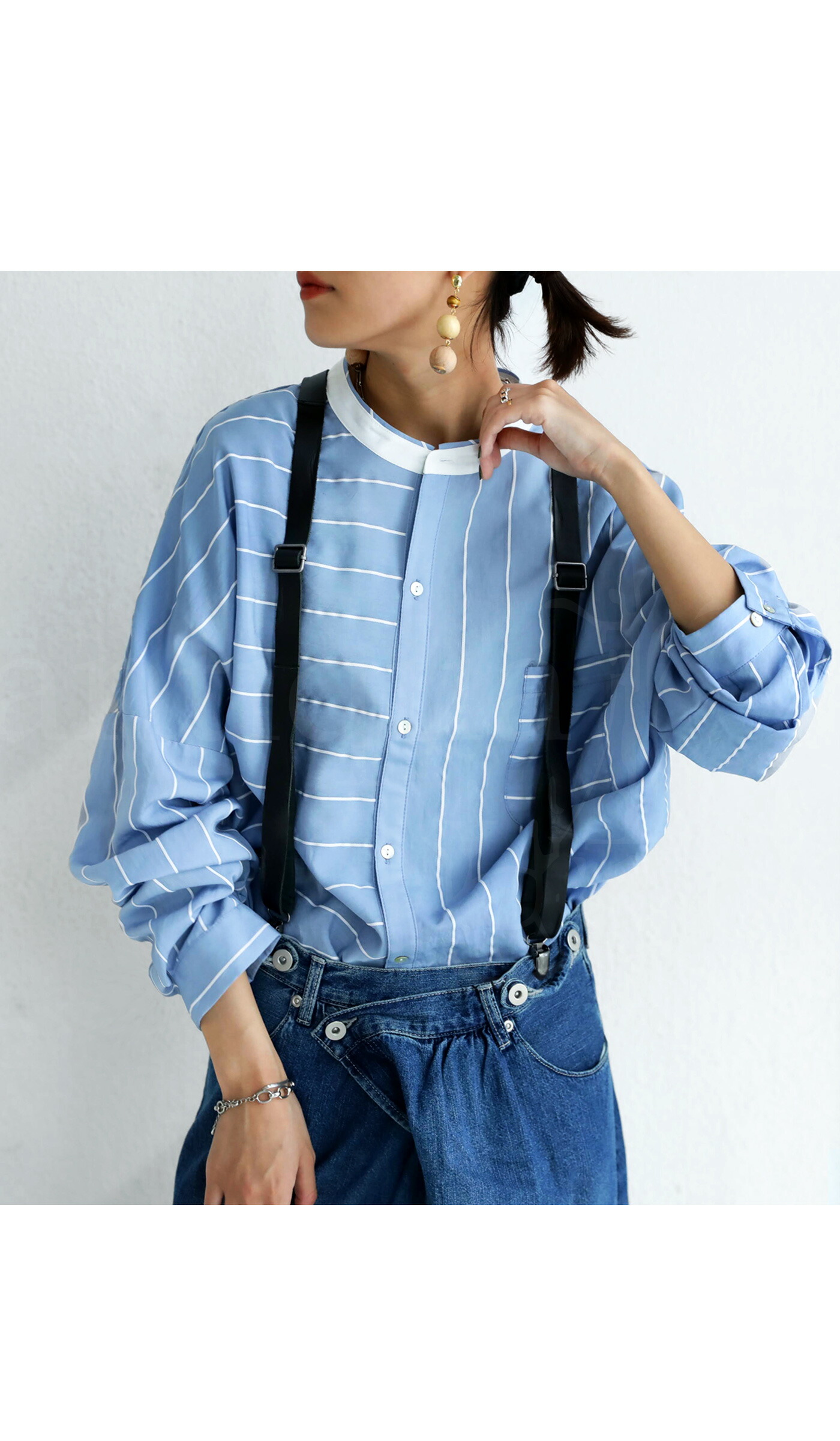 Rene Rofe Y字型サスペンダー ネイビー☆美品 Rene Rofe Y字型