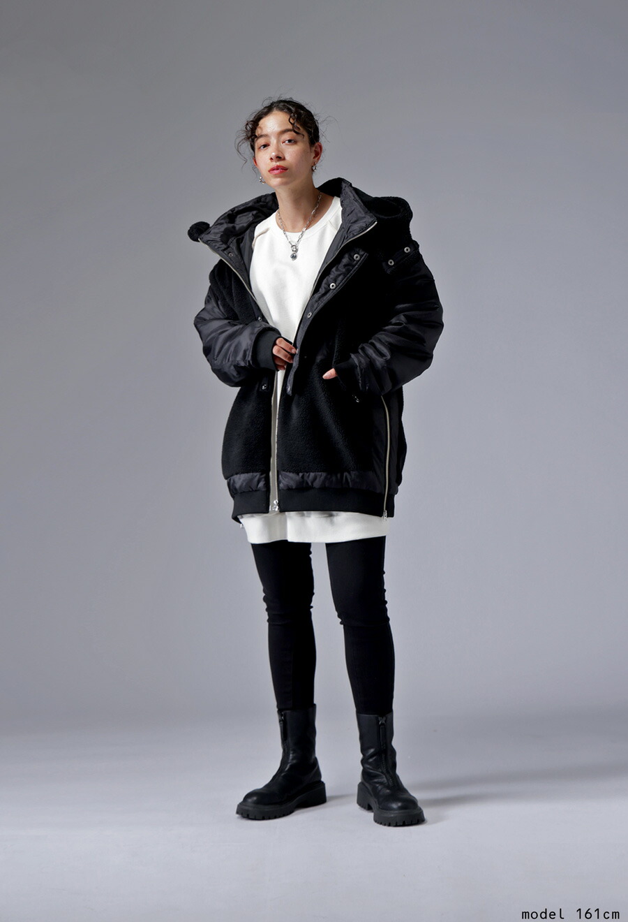 楽天市場】ダウンのような暖かさ ボアドッキングアウター レディース