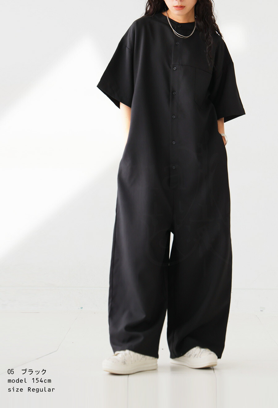 楽天市場】オールインワン レディース ボトムス 半袖 五分袖 送料無料