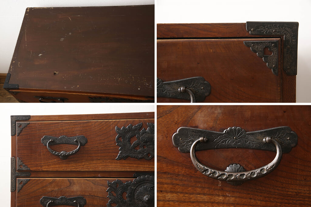 楽天市場】☆事前問合せ必須☆ 和製アンティーク 明治期 仙台箪笥 上手