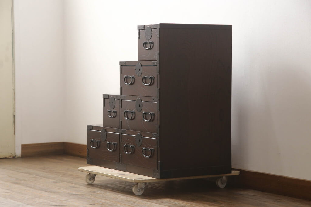 楽天市場】【中古】 ☆事前問合せ必須☆ 階段箪笥 青木産業製 江戸整理