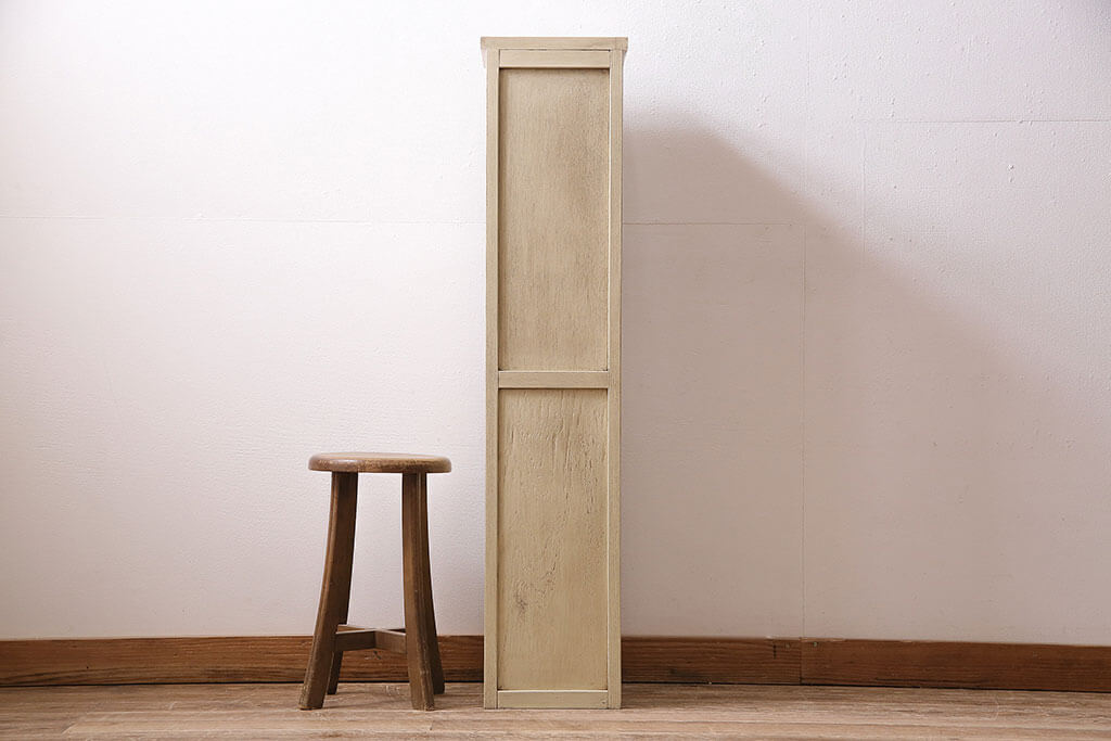 楽天市場】アンティーク家具 ガラス戸棚 昭和初期 ペイント