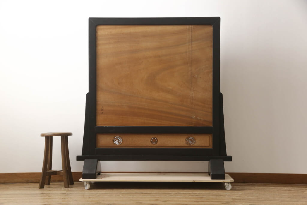 楽天市場】▽現状販売▽ 和製ビンテージ 彫刻衝立て 最高級!! 井波彫刻