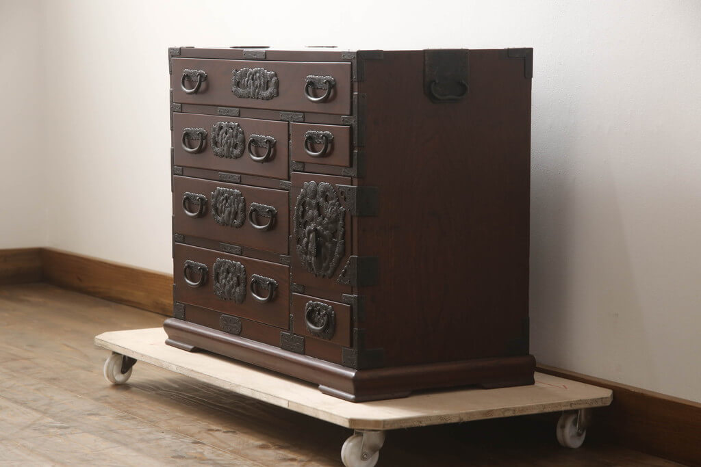 楽天市場】☆事前問合せ必須☆ 和製ビンテージ 仙台小箪笥 高級 伝統