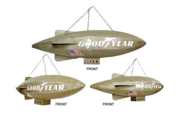 楽天市場】【アメリカン雑貨】【GOOD YEAR】IRON ZEPPELIN【ブラウン