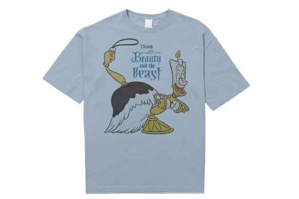 楽天市場】ディズニーキャラクター TシャツL ルミエール 美女と野獣