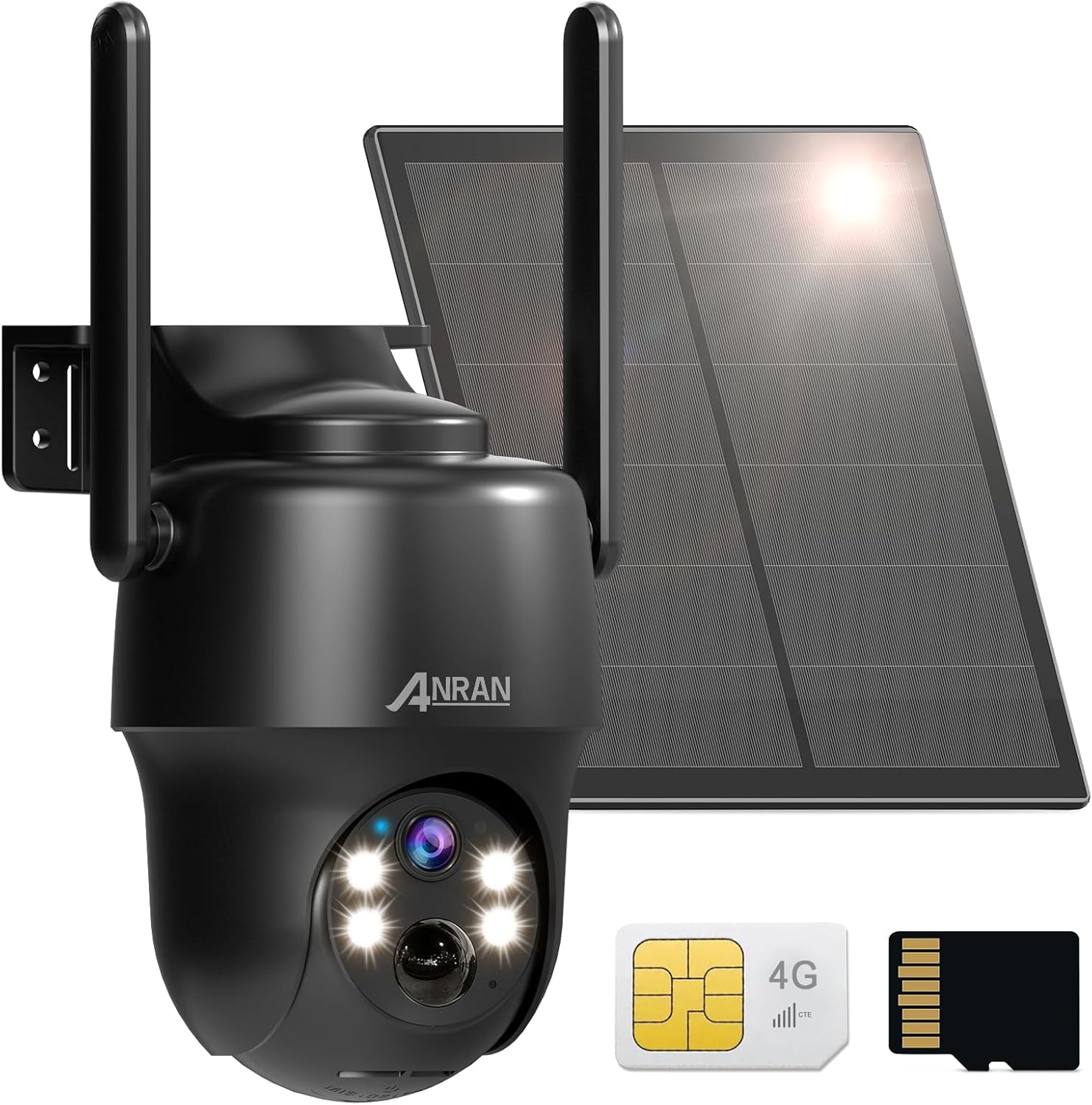 楽天市場】【wifi不要・SIM/SDカード内蔵】ANRAN 防犯カメラ 屋外