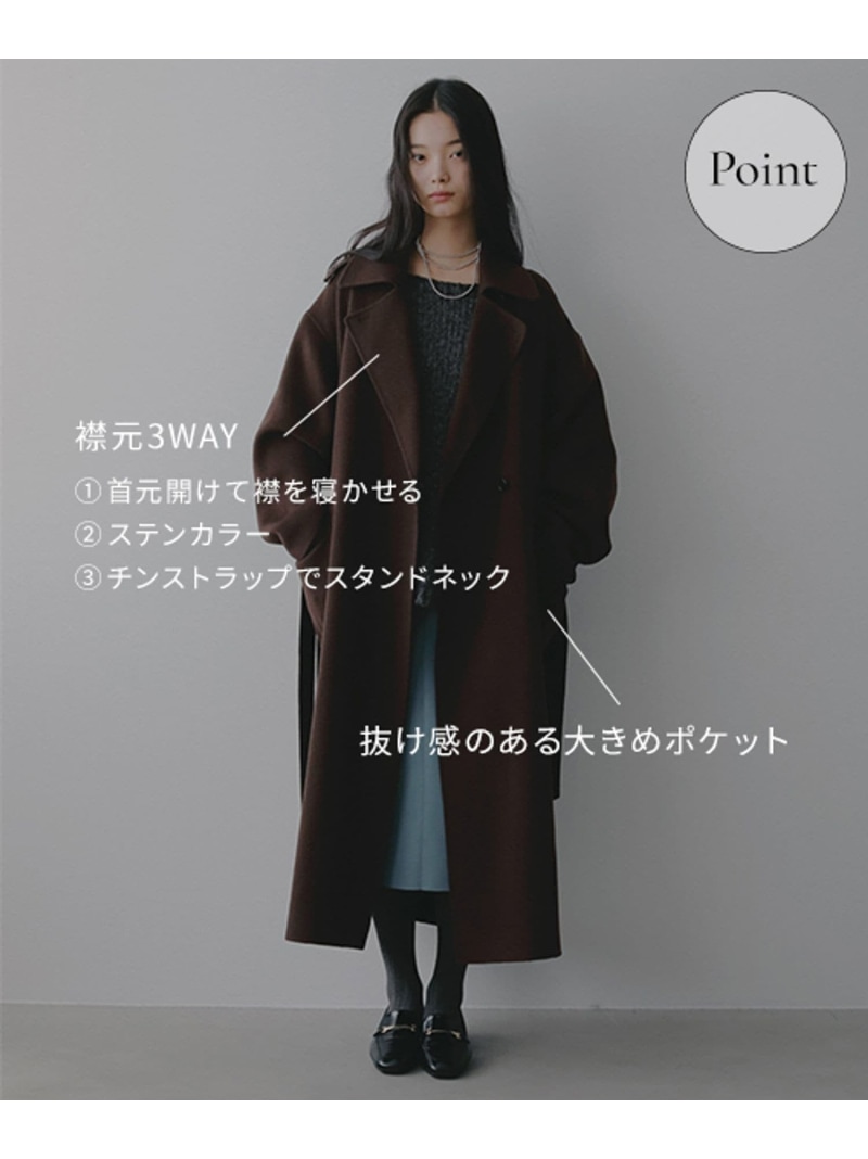 楽天市場】カシープ3WAYスタンドロングコート A part by アパートバイ