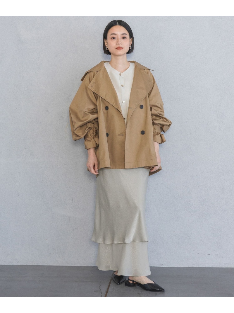 楽天市場】キャンディースリーブショートトレンチコート A part by