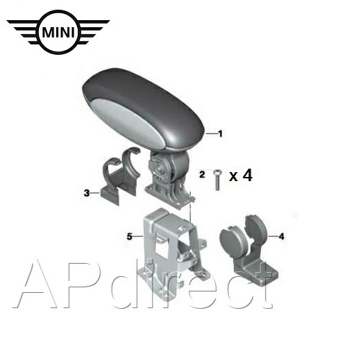 楽天市場】MINI純正 センター・レール・フロント・アームレスト