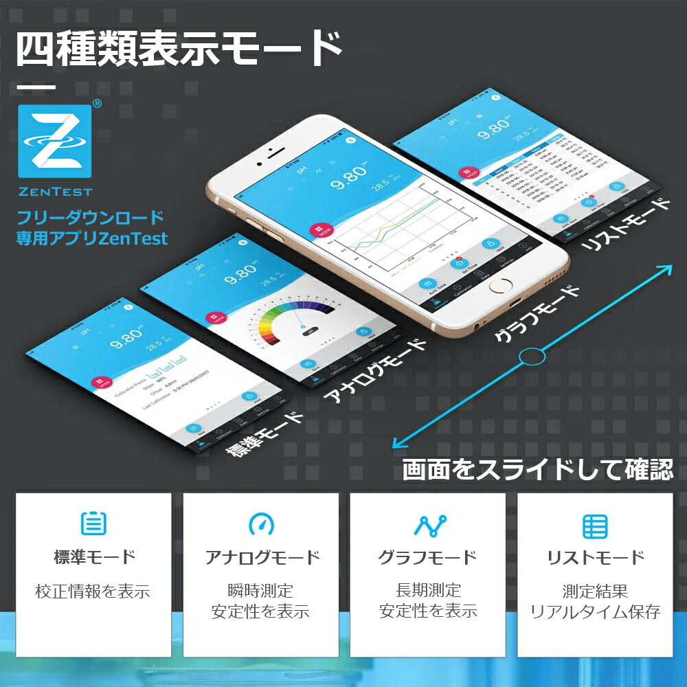 楽天市場】APERA PC60-Z Bluetooth搭載マルチ水質計 モバイルデバイス