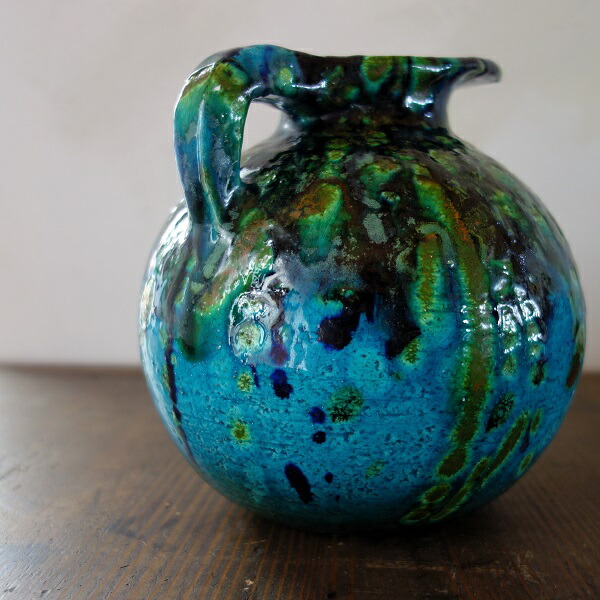 楽天市場】ヴィンテージ 陶器 花瓶 フラワーベース 水差し西ドイツ Fat