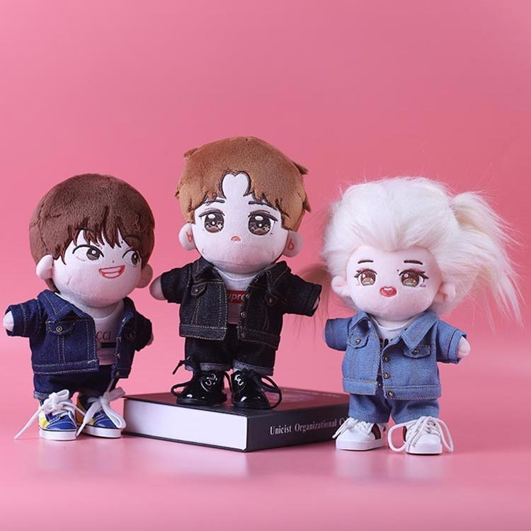 楽天市場】ぬいぐるみ服 デニムジャケット デニムパンツ 上下セット