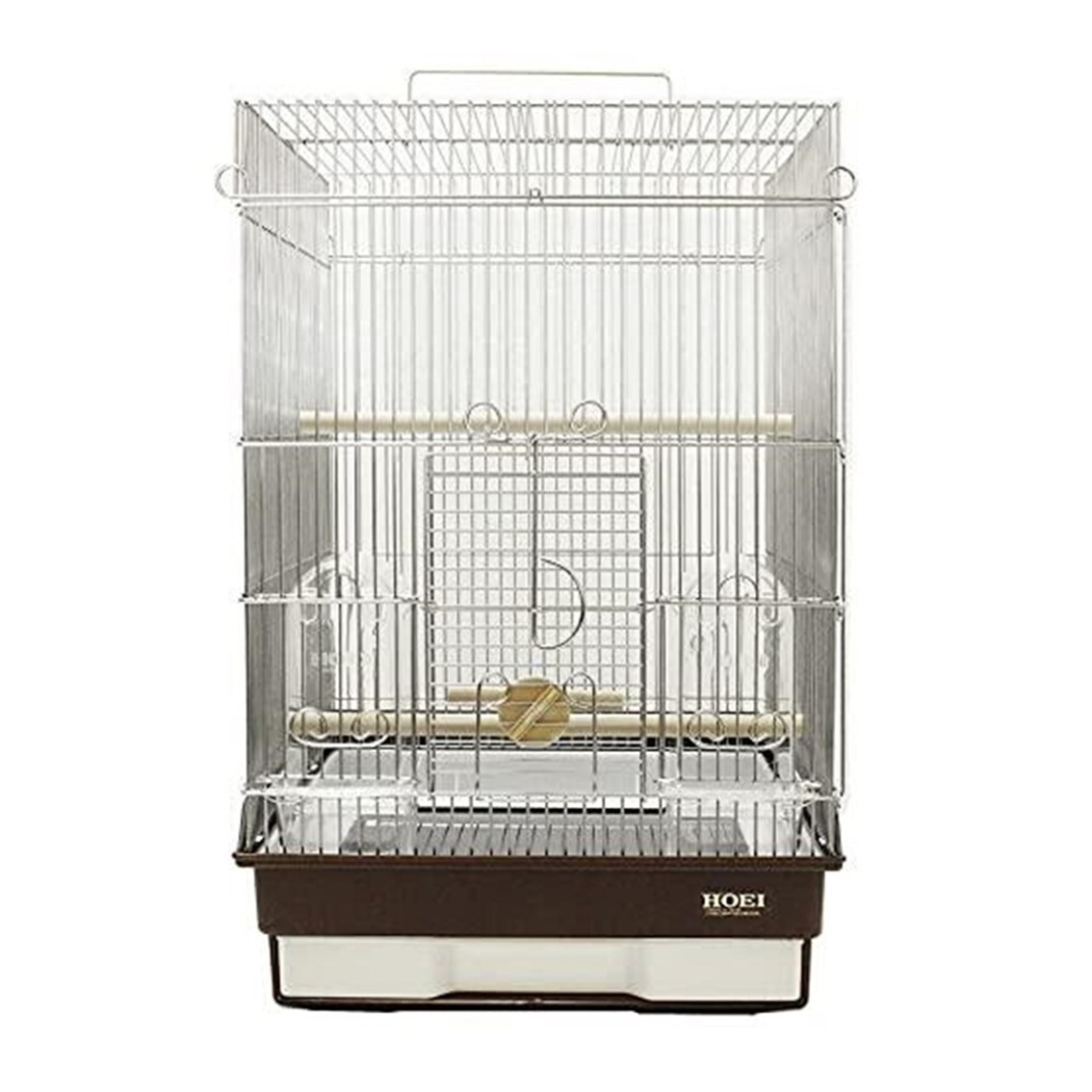 楽天市場】35手のり ステンレス ブラウン hoei 35 手 のり 鳥かご 鳥
