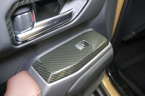 CL7 アコードEuro R カーボン調シート貼り付け パワーウィンドウ