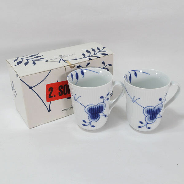 楽天市場】ブルーフルーテッド メガ マグ ペアの通販