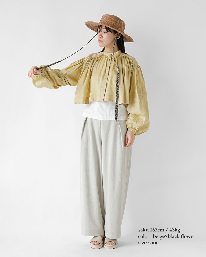 楽天市場】chisaki チサキ ストロー カンカンハット “Ann” ann