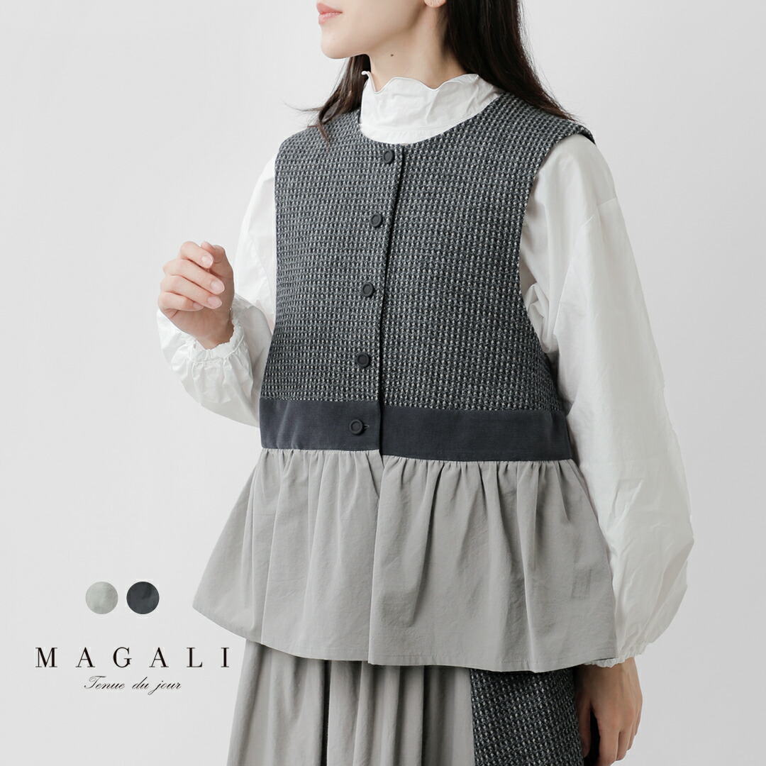 楽天市場】セール【40%OFF】MAGALI マガリ ピンドット ツイード