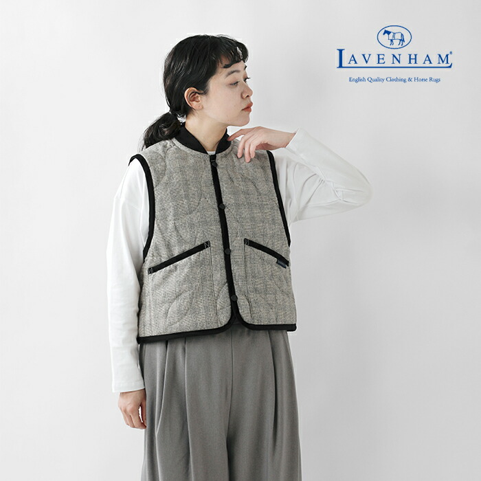 楽天市場】LAVENHAM ラベンハム チェック キルティング クロップド