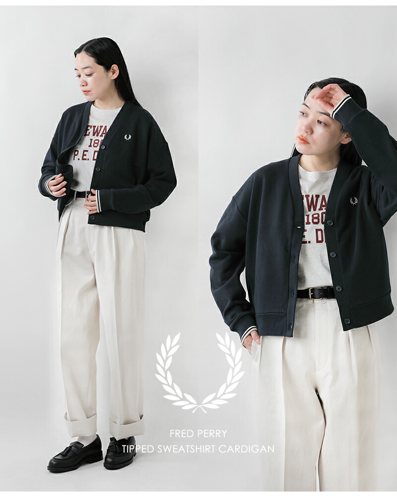 楽天市場】FRED PERRY フレッド ペリー ティップ スウェット シャツ