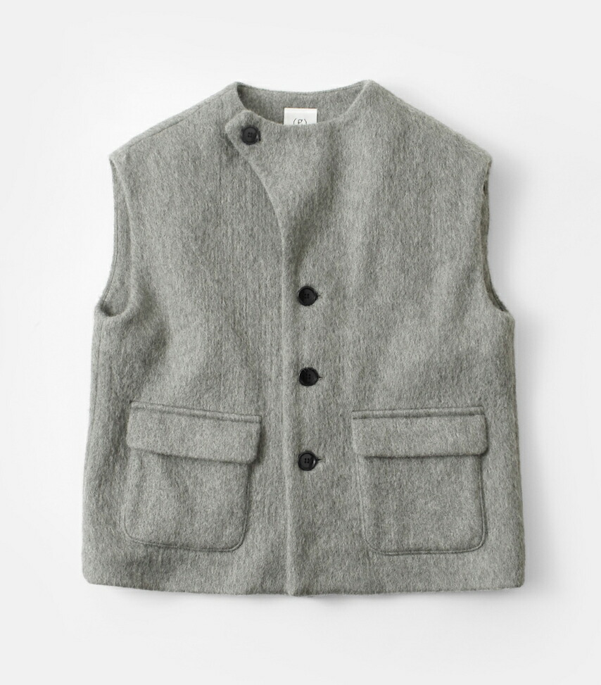 楽天市場】g グラム シャギー ニードル ウール ベスト g-443