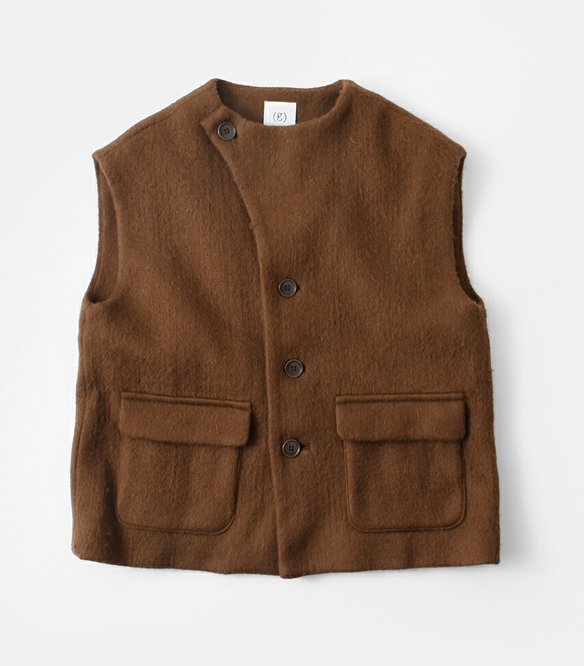 楽天市場】g グラム シャギー ニードル ウール ベスト g-443