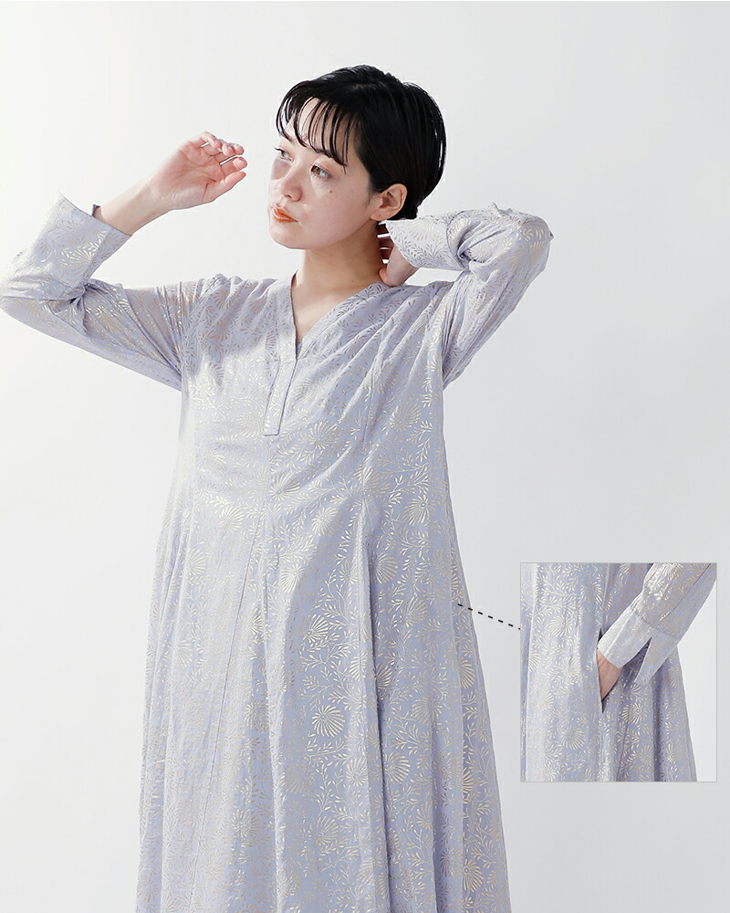 楽天市場】ne Quittez pas ヌキテパ コットンボイル ホイル フラワー