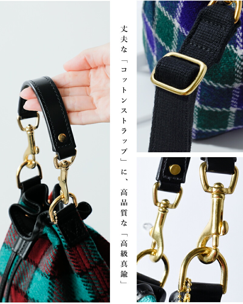 楽天市場】Brady ブレディ ハリス ツイード 2way 巾着型 ショルダー