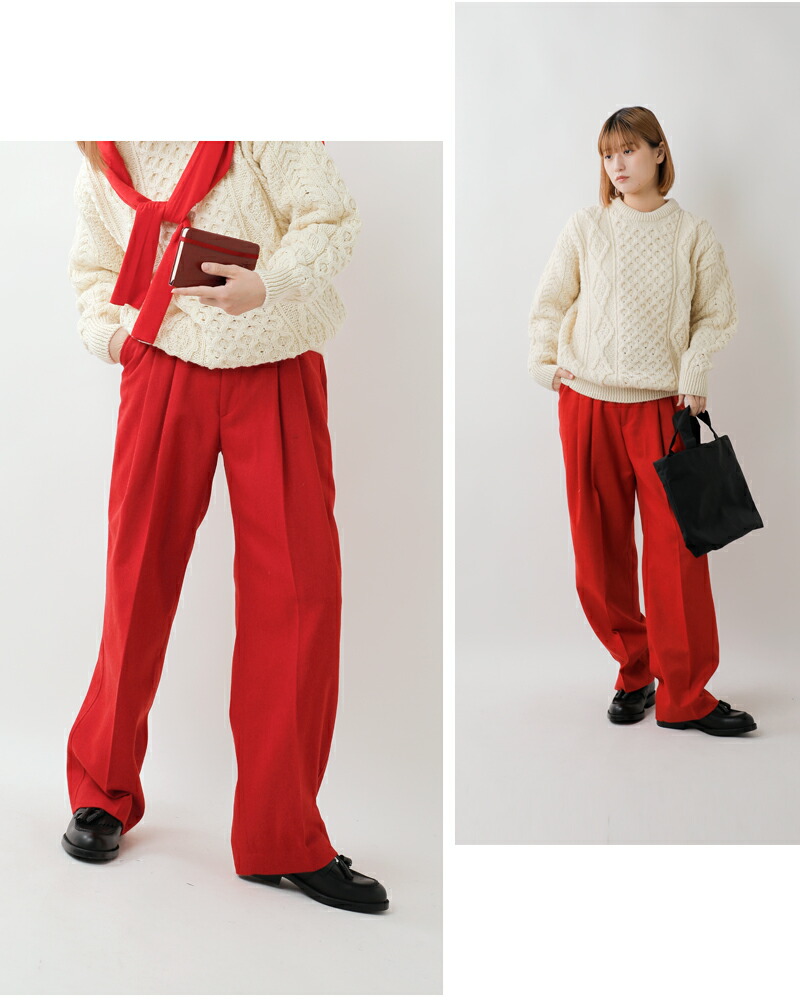 楽天市場】Shinzone シンゾーン ウール フランネル トムボーイ パンツ