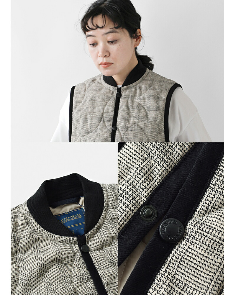 楽天市場】LAVENHAM ラベンハム チェック キルティング クロップド