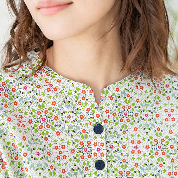 楽天市場】【LIBERTY】リバティ 天竺プリント レディース パジャマ 綿