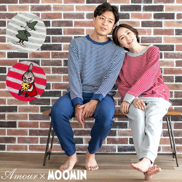 楽天市場】【MOOMIN ムーミン】×【Amour アムール】裏パイル起毛