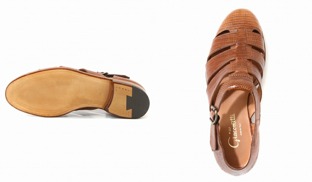 楽天市場】[送料無料]F.lli Giacometti : グルカサンダル -Tejus