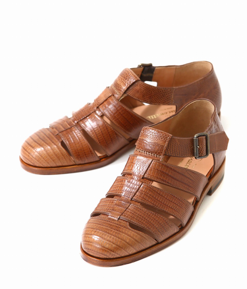 楽天市場】[送料無料]F.lli Giacometti : グルカサンダル -Tejus