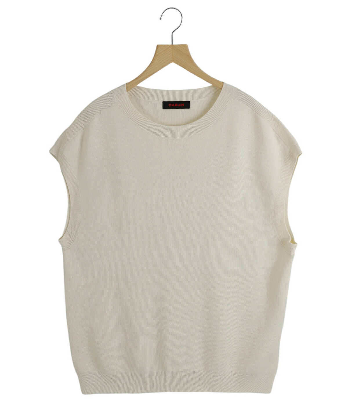 楽天市場】[送料無料]CABaN : コットンカシミヤ クルーネックベスト