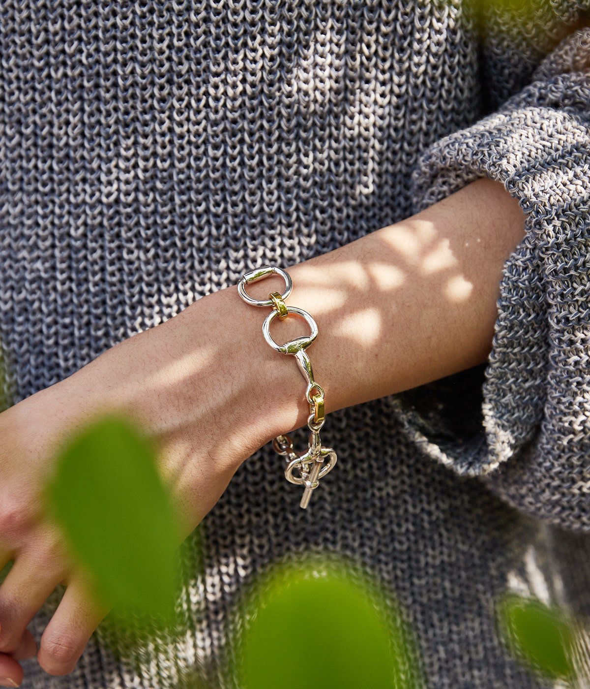 楽天市場】[送料無料]LAVER : 別注 FOUR BIT CHAIN BRACELET / 全2色