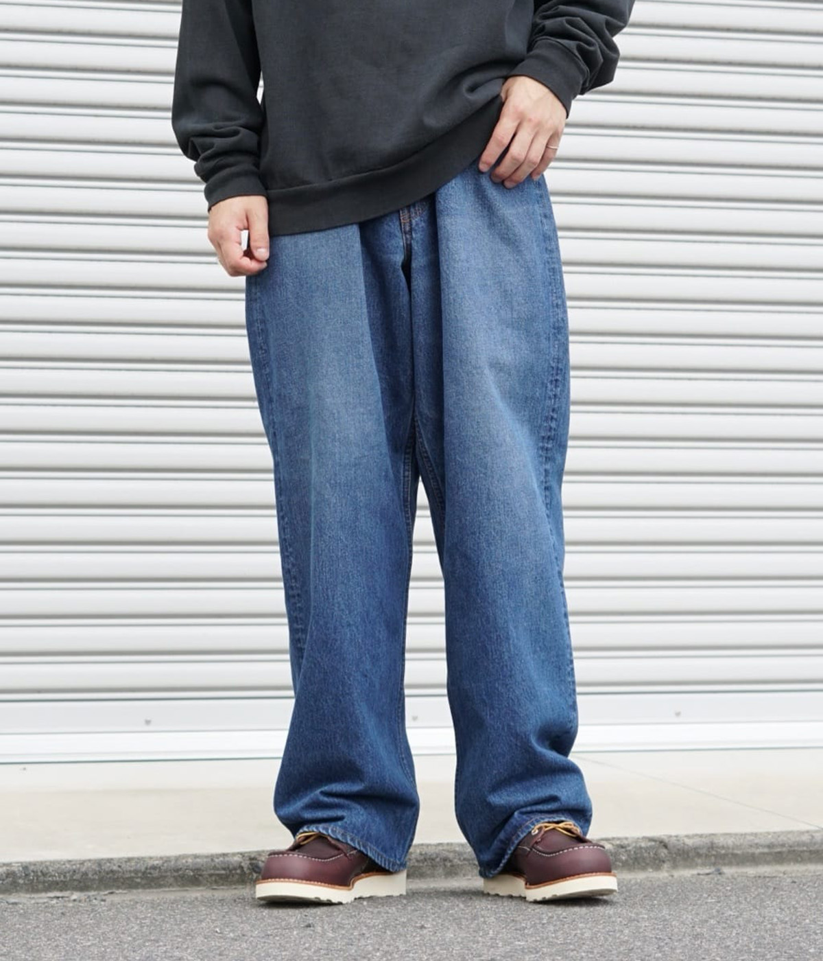 楽天市場】[送料無料]orSlow : 別注 SUPER DAD'S DENIM PANTS