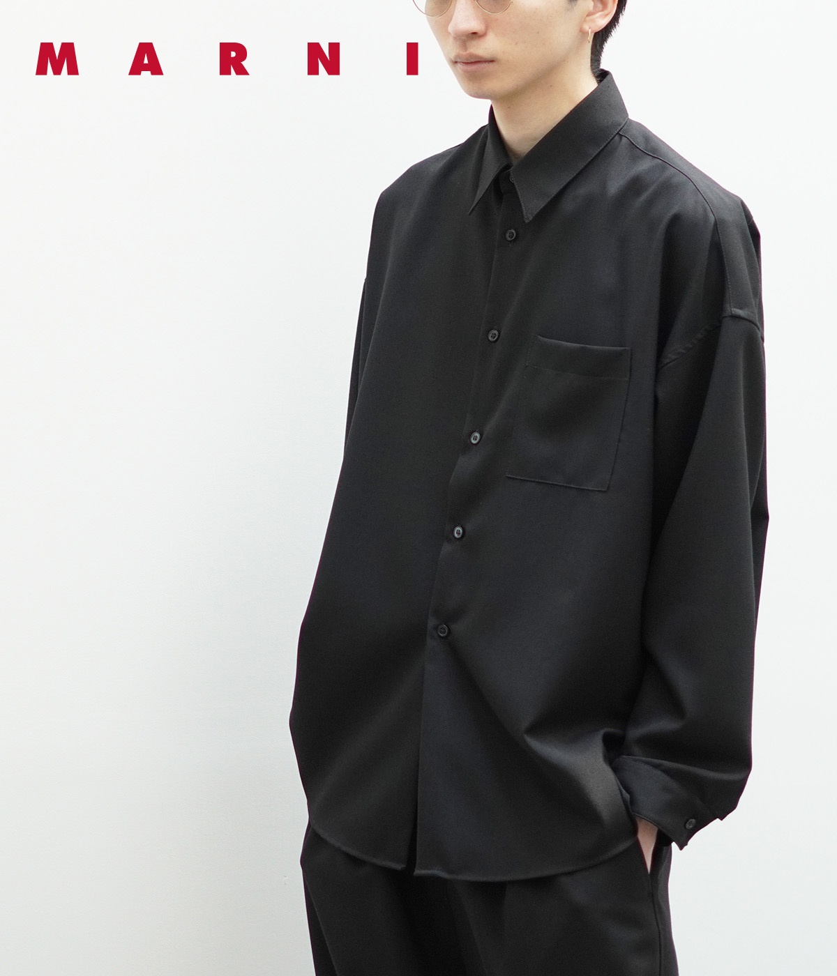 楽天市場】[送料無料]MARNI : L/S SHIRT / 全3色 : CUMU0061A3-TW839