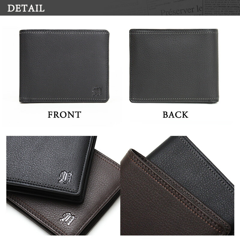 楽天市場】財布 二つ折り NICOLE ニコル メンディII パスケース付き