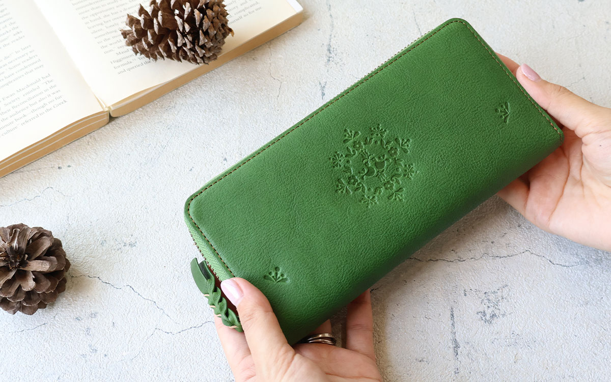 楽天市場】ラウンドファスナー長財布 お花 小鳥 box21 ボックス21