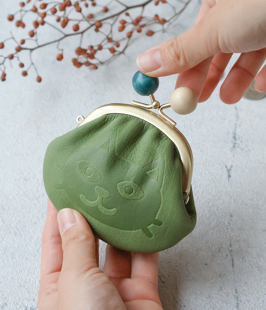 楽天市場】がま口小銭入れ box21 ボックス ジュジュアンドベック 牛革