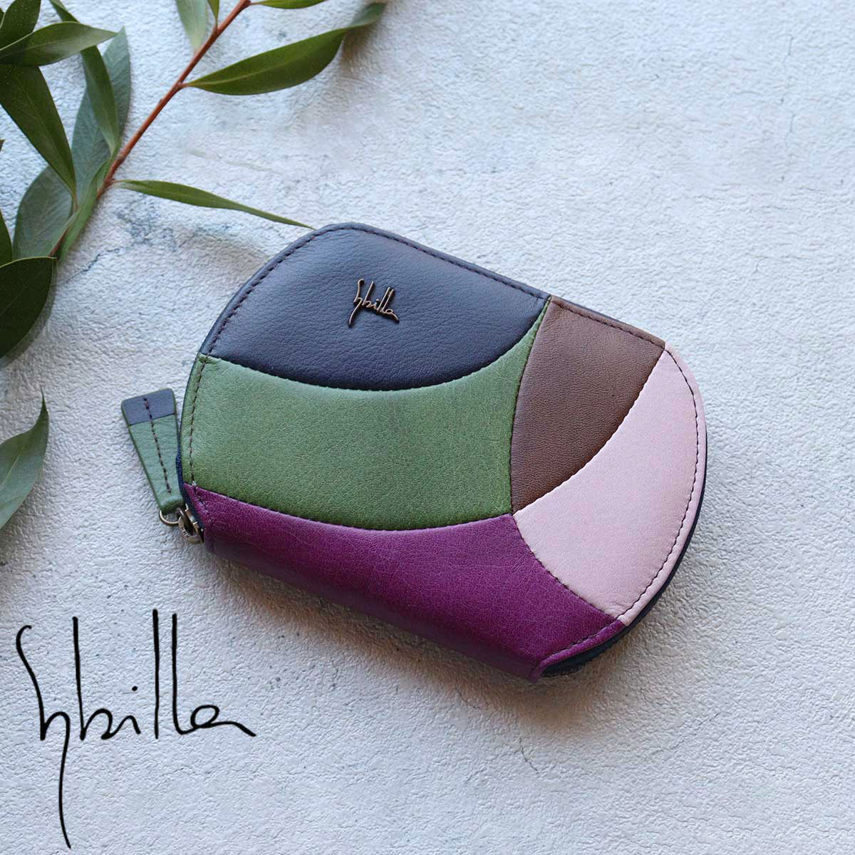 楽天市場】二つ折り財布 ラウンドファスナー ボックス型小銭入れ