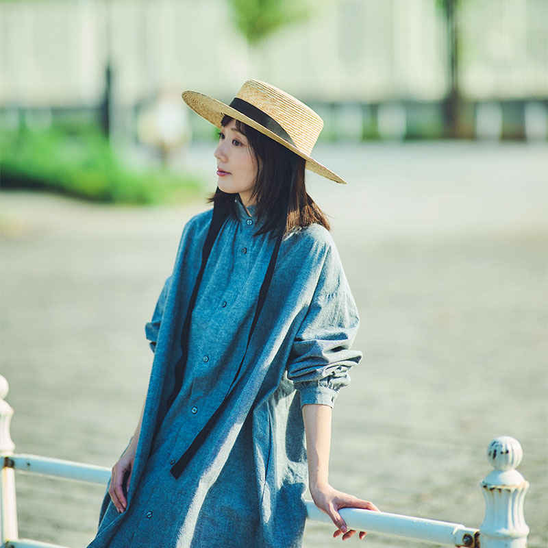 楽天市場】垂れリボン ロングリボン カンカン帽 麦わら帽子 田中帽子店