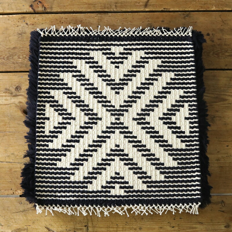 ノッティング織り 椅子敷きNo.107 【公式通販】